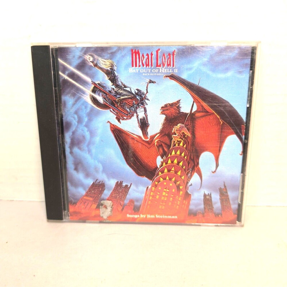 Vintage Meat Loaf's 1993 Album Bat Out of Hell II: Back Into Hell CD